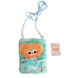 Baby Three Plush Mobile Phone Bag